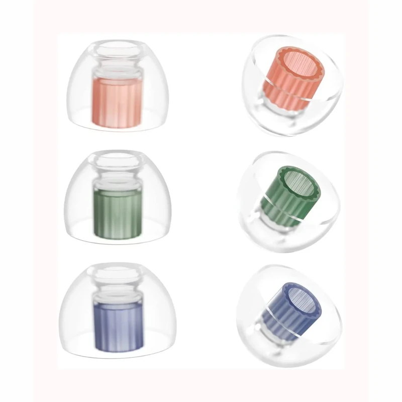 Myna silicone eartips in three sizes